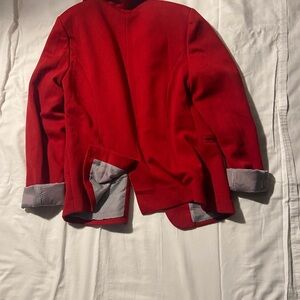 Women's Elegant Red Blazer